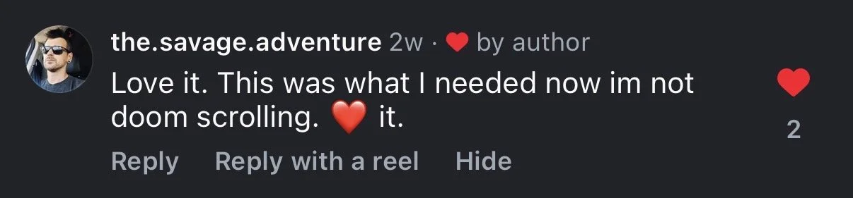 Screenshot of a client message